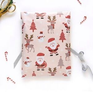 Poly Mailers 10x13” Christmas Santa reindeer snowman holiday 25 count